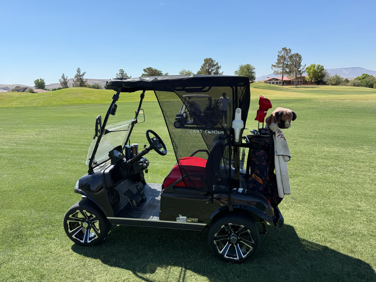 Cart Condom Golf Cart Sunshade - UV Protection Mesh Shade Cover